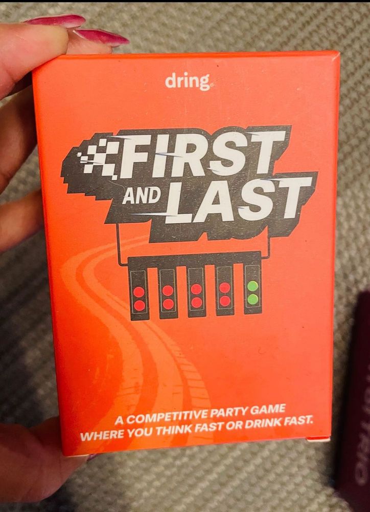 First and Last Party Game