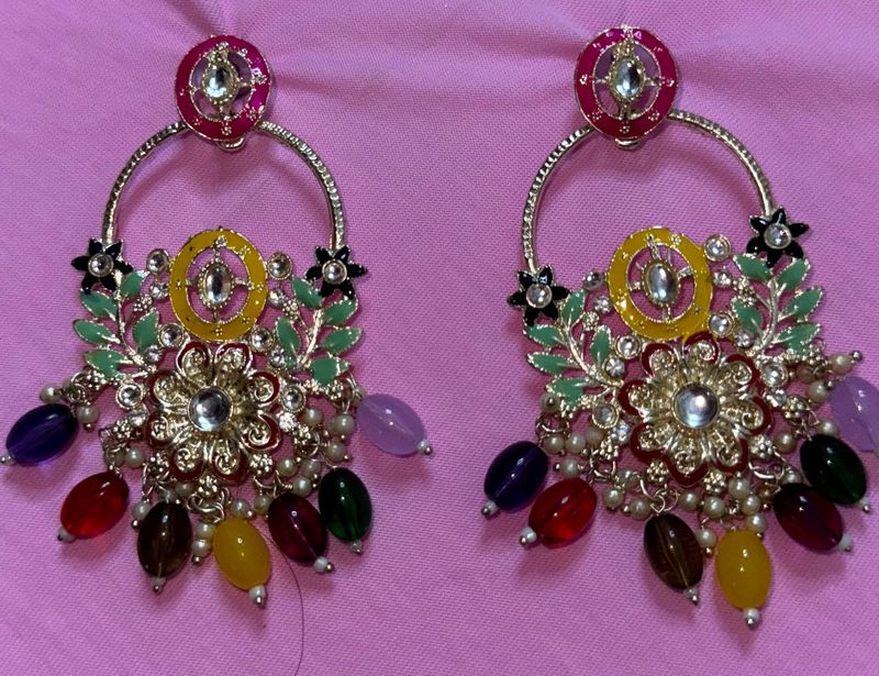 Multi Color High Quality Earrings