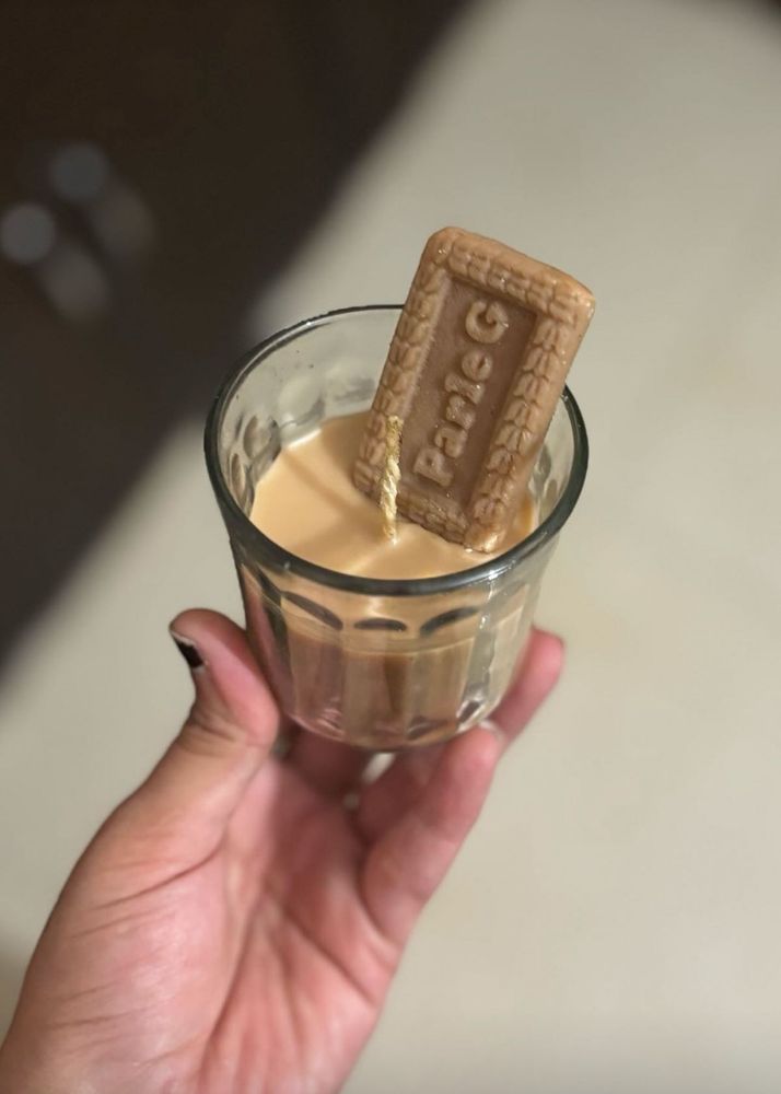 Parle-G Chai Candle