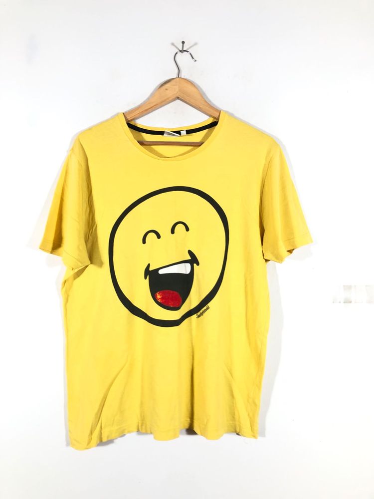 Yellow Printed T-Shirt (Men’s)