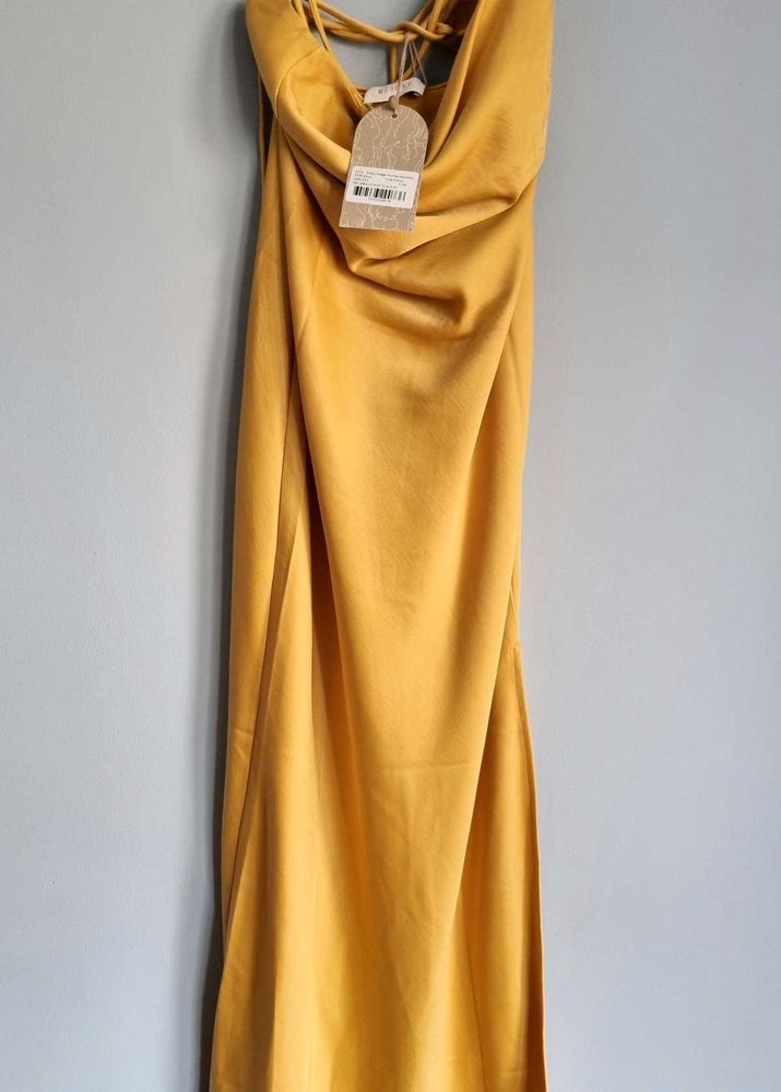 New With tag Meshki straight neck slip Maxi Dress