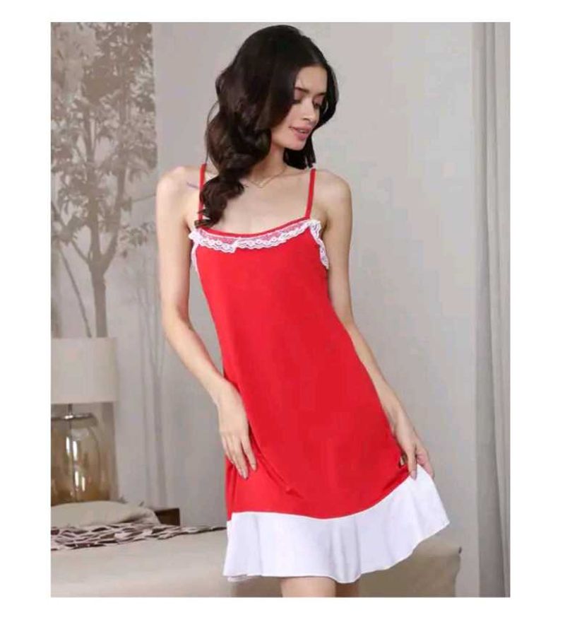 Red &amp; White Slip Dress size M