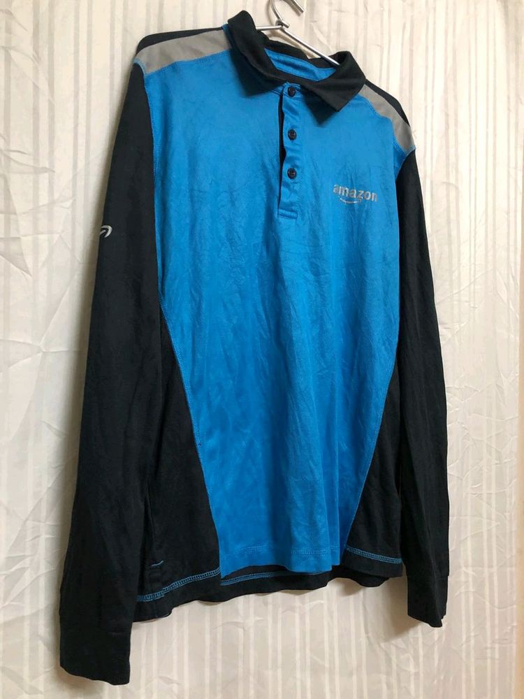 Amazon Blue Long Sleeve T Shirt