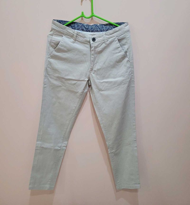 Casual Beige Pants