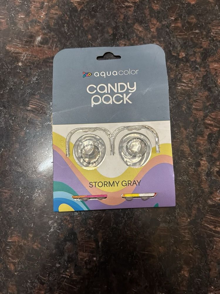 Aqua Color Grey Contact Lens