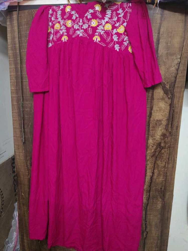 Pink Midi Dress