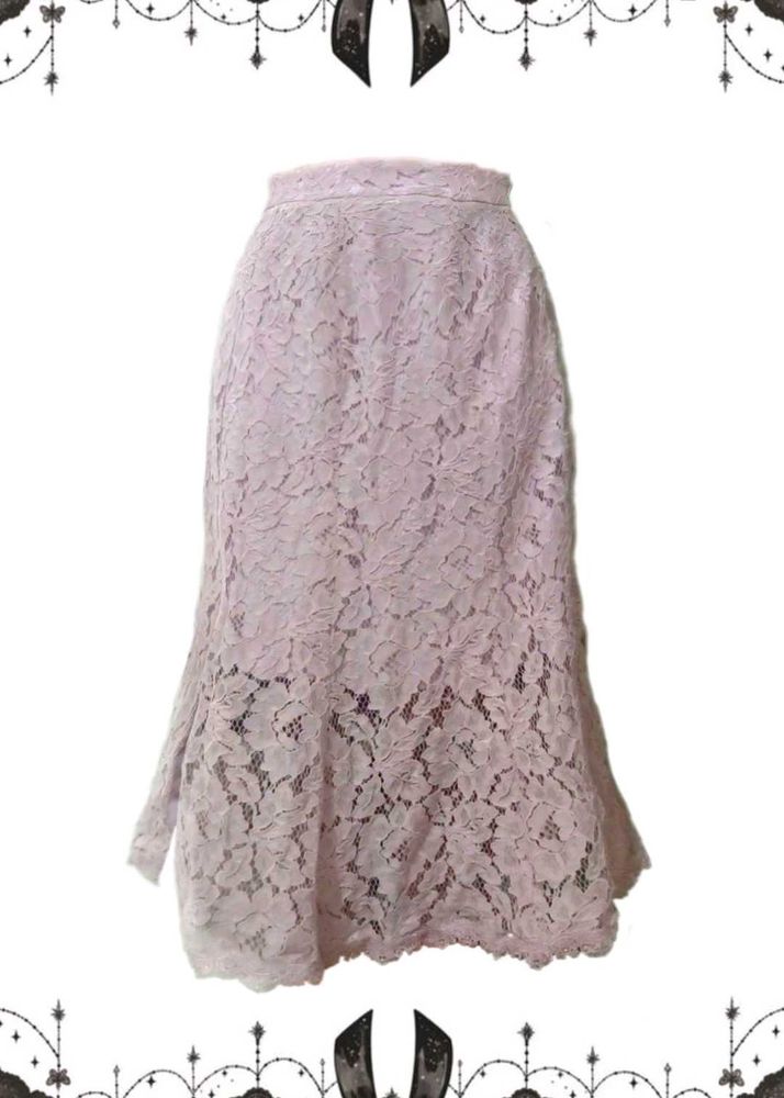 *SALE*Goth Pink Long Skirt