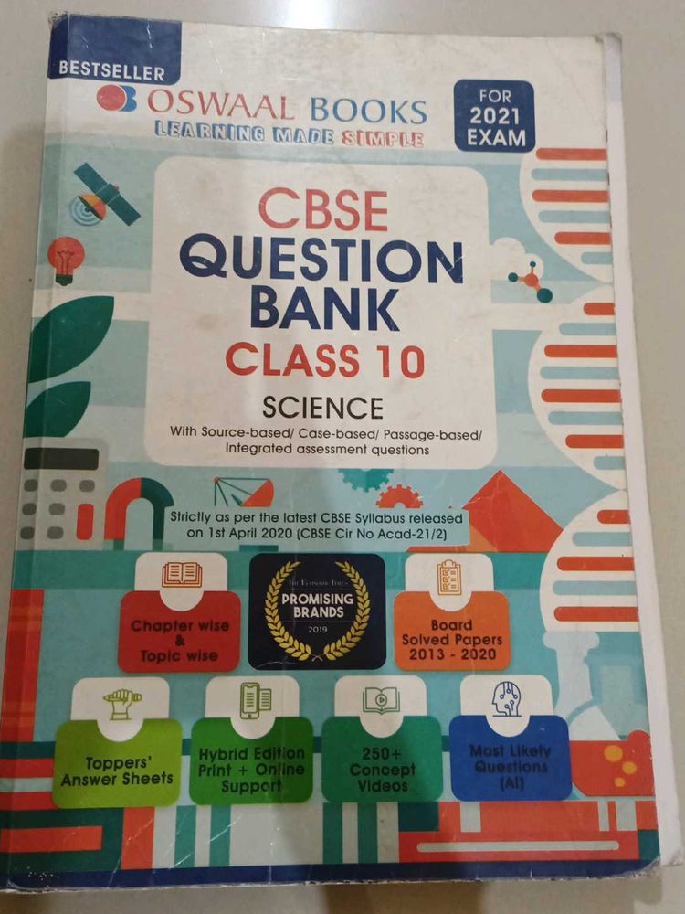 Oswaal CBSE Class 10 Science Question Bank