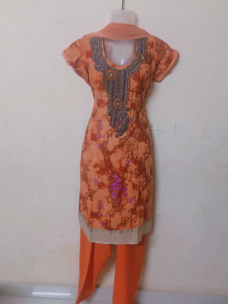 Party Wear Cotton Suit