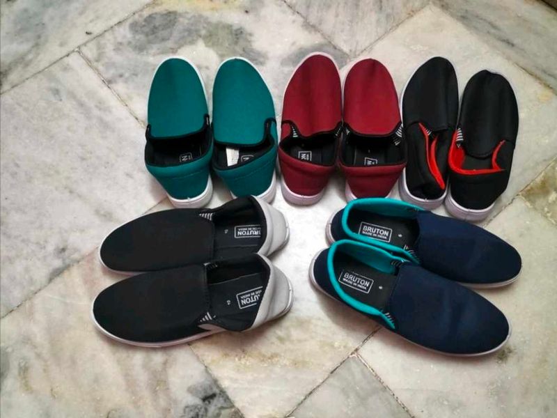 Colorful Slip-On Shoes 6 Combo