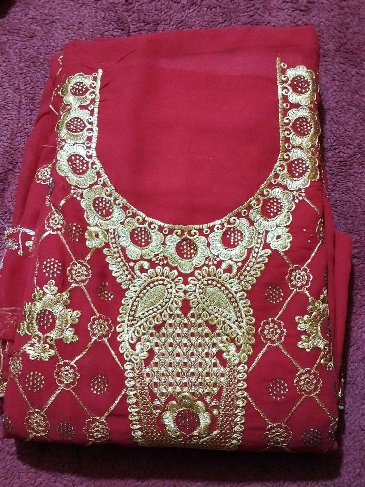 Heavy Bridal Dress Material