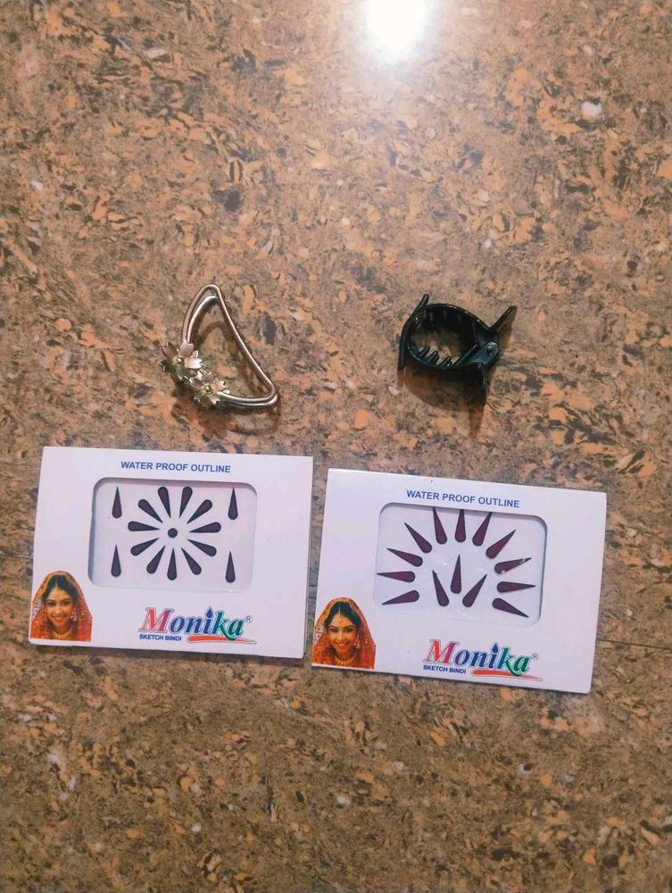 2 Hair Clutcher With head sticker