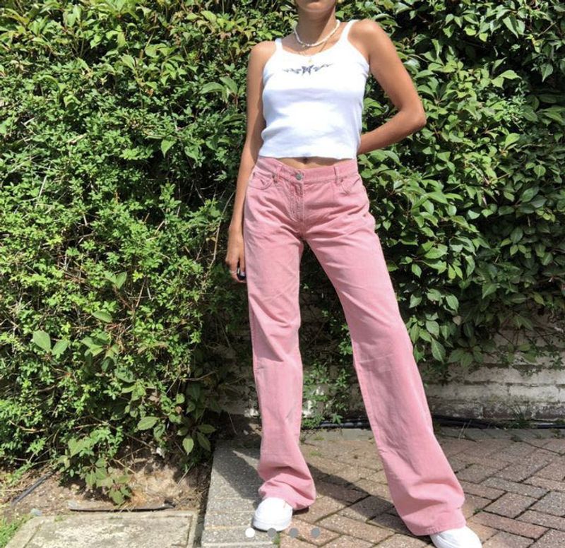 GAP Y2k baby Pink Pants For Women