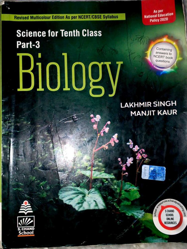 Lakhmir Singh Biology Textbook - 10th Grade