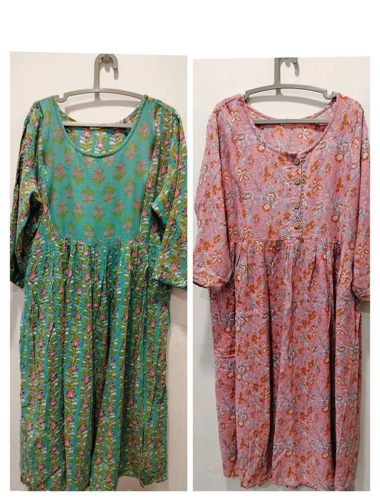 Combo Of Women 2 Feeding🤱 Kurtas