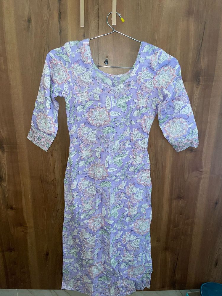 Floral Print Kurta Set