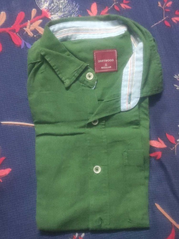 Driftwood Green Regular Fit Shirt