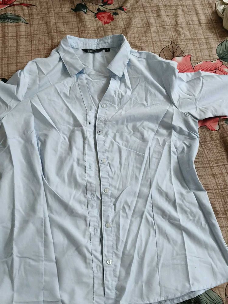 Light Blue Button-Down Shirt