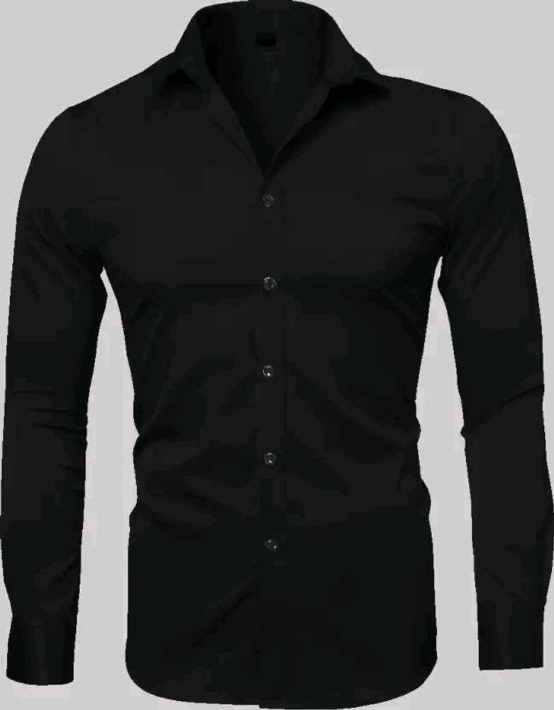 Black Button-Down Shirt