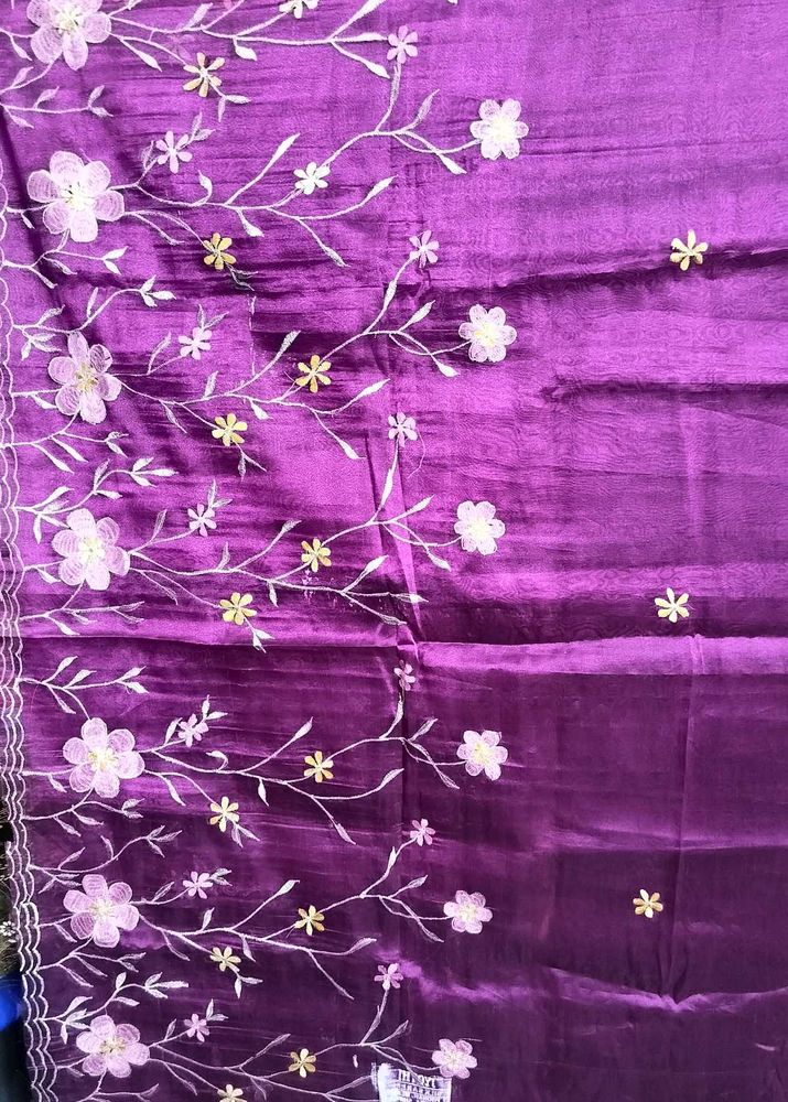 Purple 💜 Saree