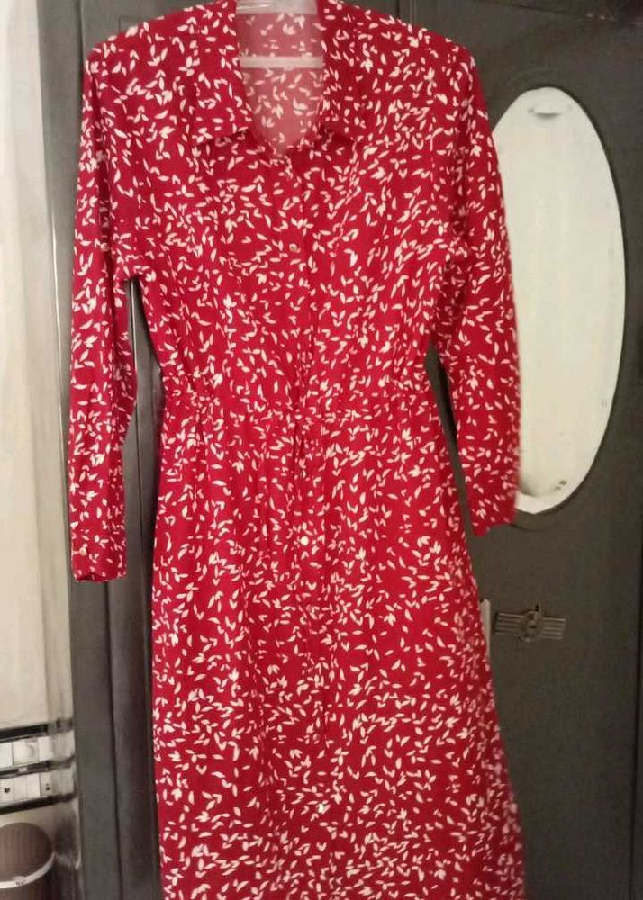 Red Midi Dress