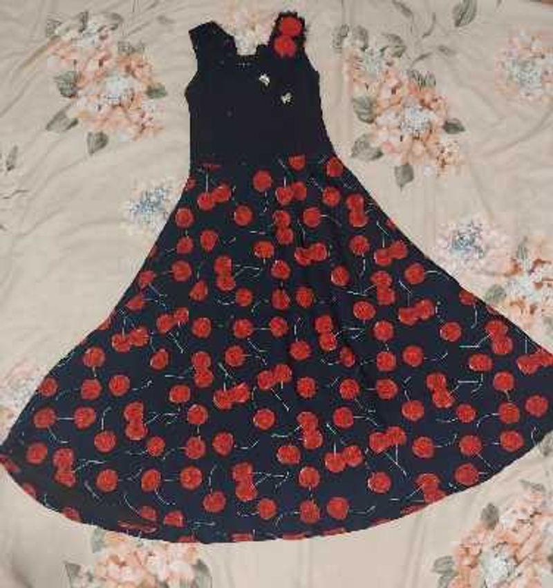 Cute Cherry Print Dress