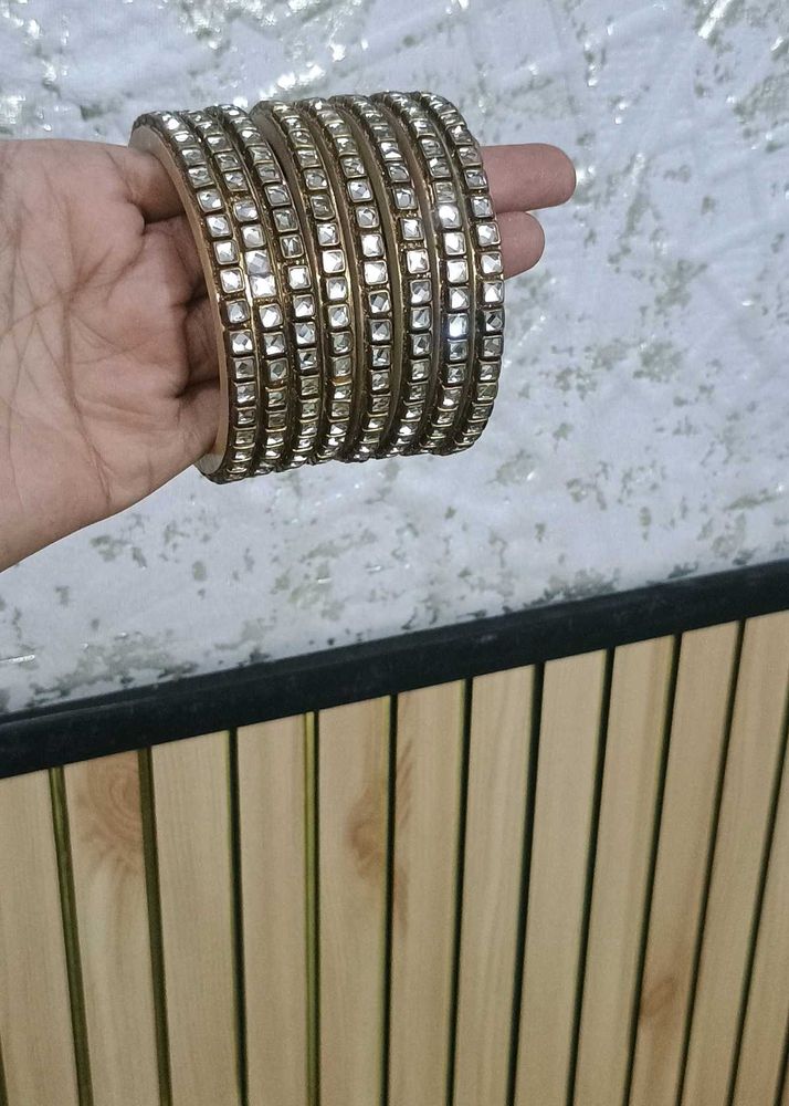 Bangles Set and velvet churi