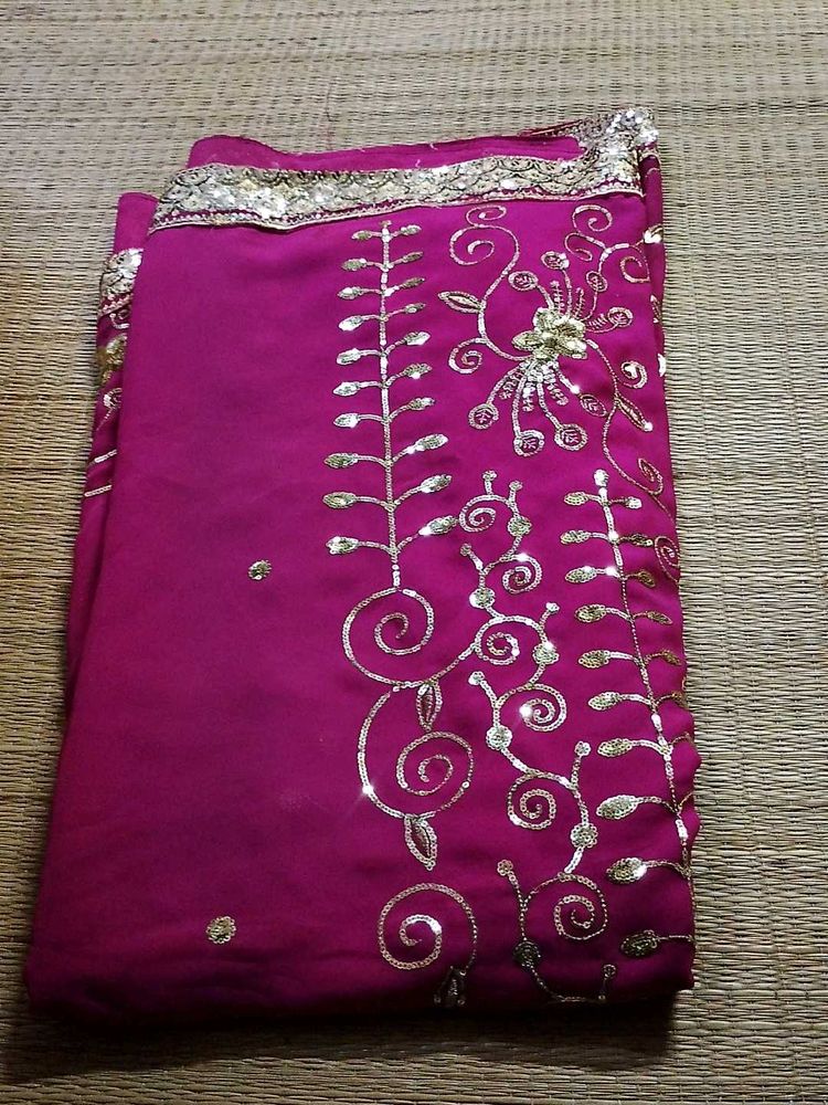Elegant Pink Saree