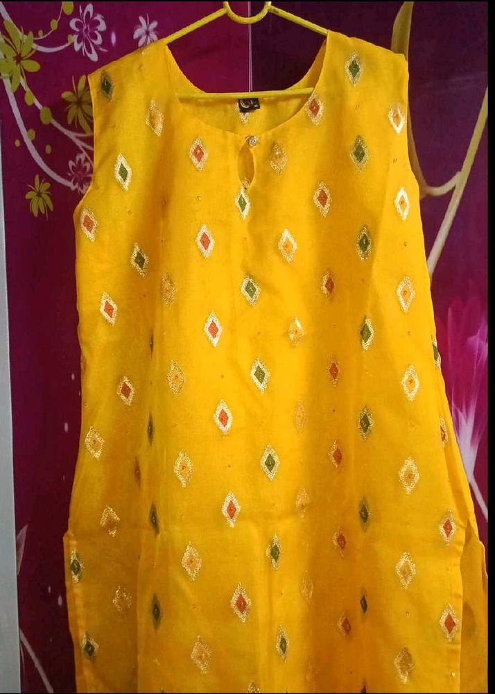 Yellow Ethnic Kurta - Elegant &amp; Unique