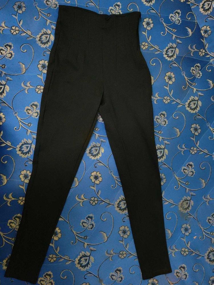 Black High-Waisted Pants