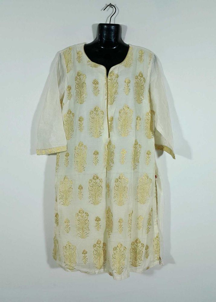 Cream Color Kurta For Women&#39;s