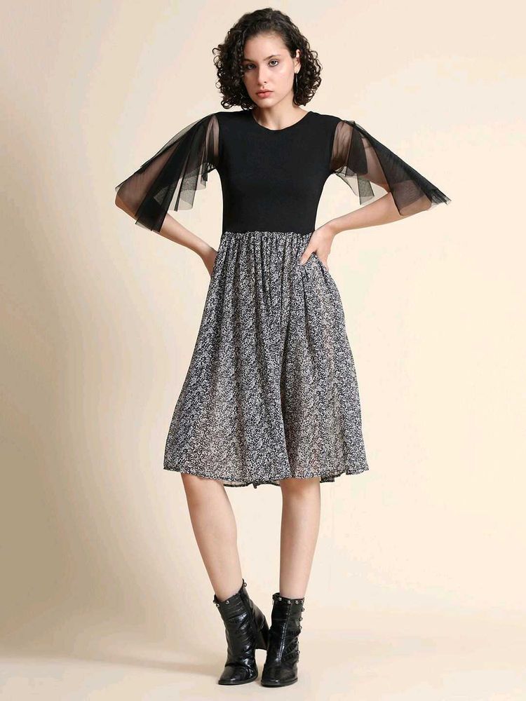 Stylish Fit &amp; Flare Dress