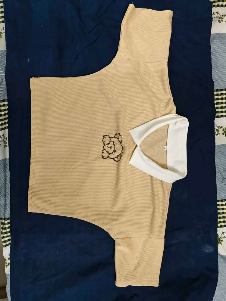 Cute Bear Graphic Top