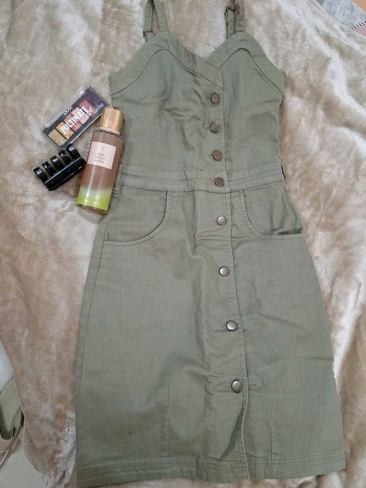 Olive Green Bodycon Dress💚