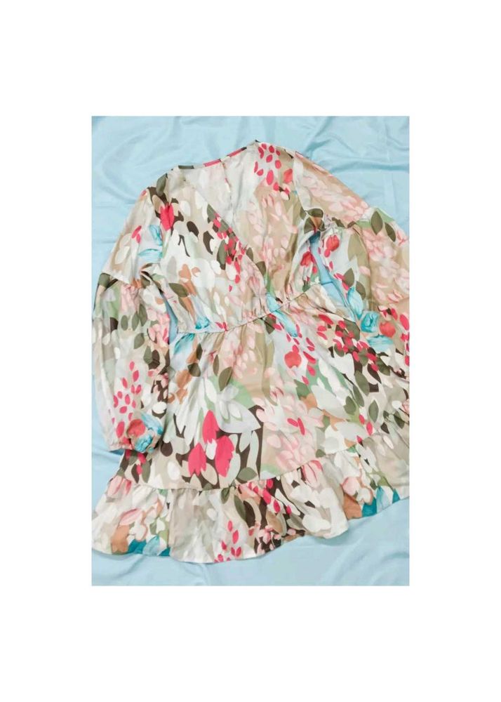 Multicolored Short Dress