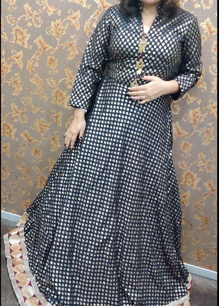 Black Ethenic Gown
