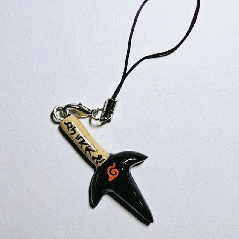 🧡 Naruto Kunai Phone Charm 🖤