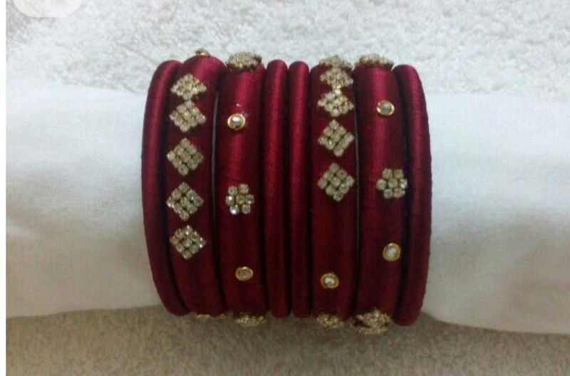 Maroon Bangles