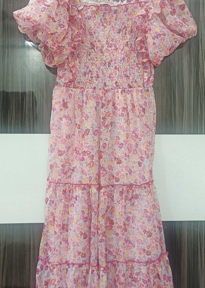 Floral Print Maxi Dress
