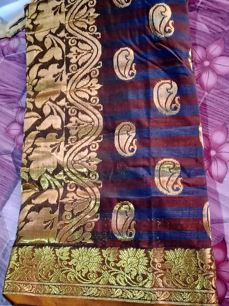 Zari Border Saree