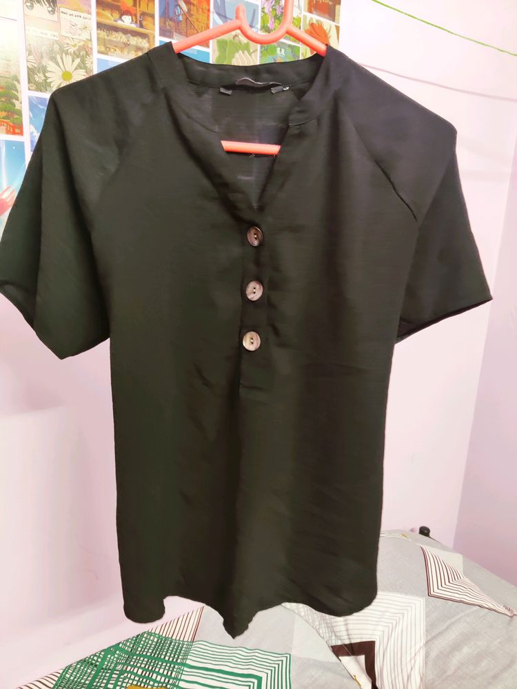 Mandarin Collar Top from Shopper&#39;s Stop