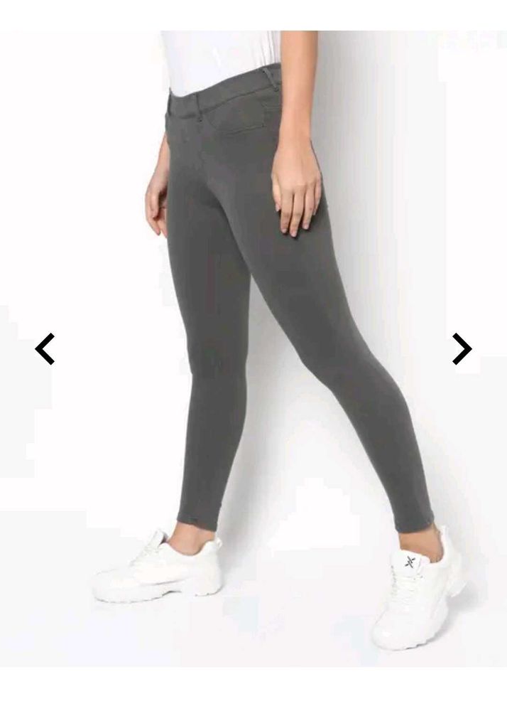 Gray Skinny Leggings jean