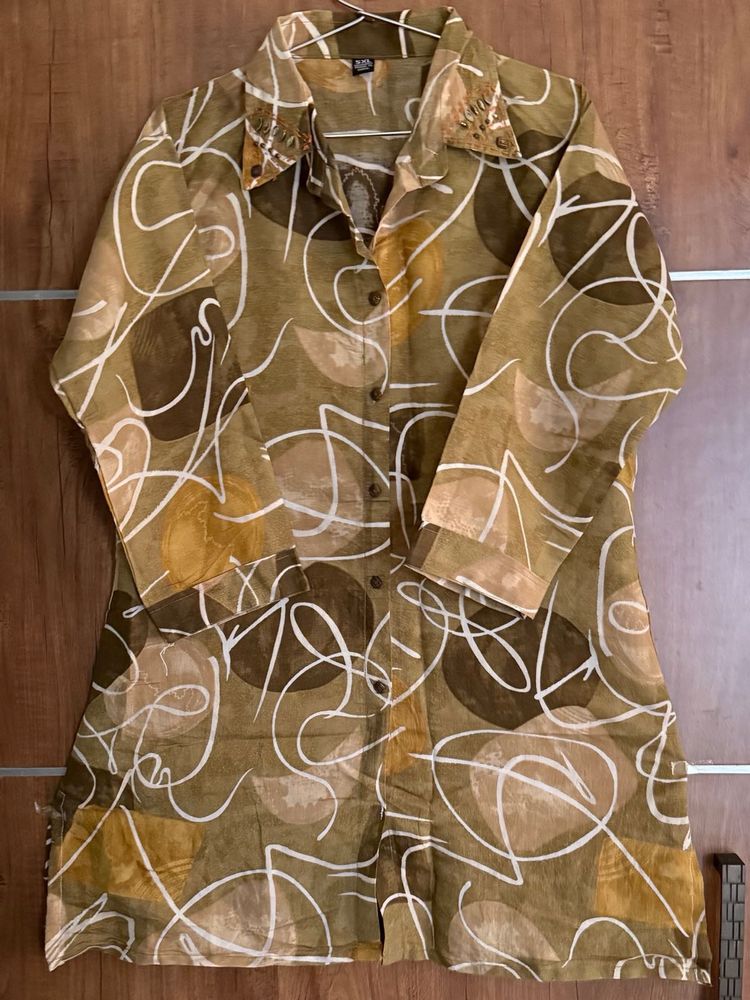 Olive Color Tunic Kurti