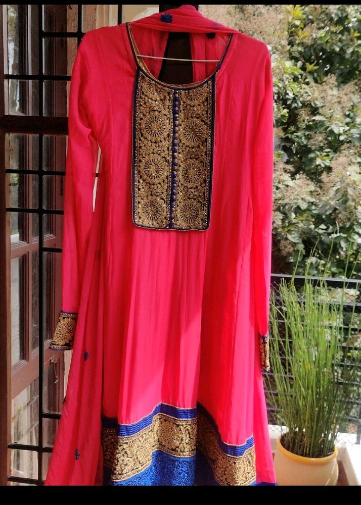 Beautiful Pink Anarkali