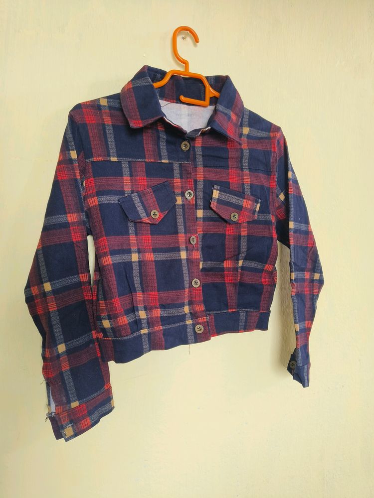 Cropped Striped Shirt
