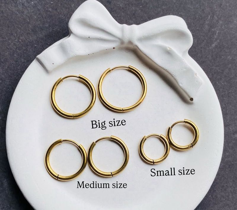 Gold Hoop Earrings