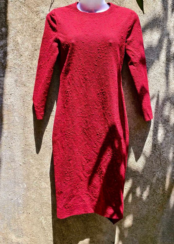 SEXIEST MAROON BODYCON