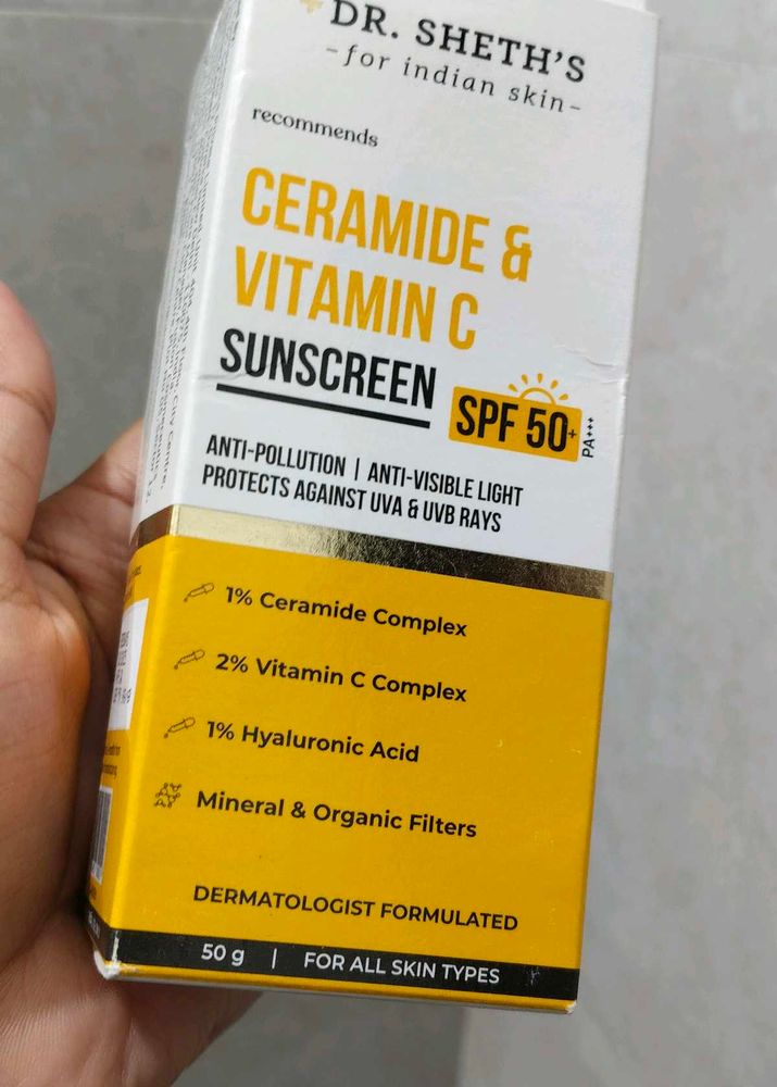 Dr. Sheth&#39;s Sunscreen SPF 50