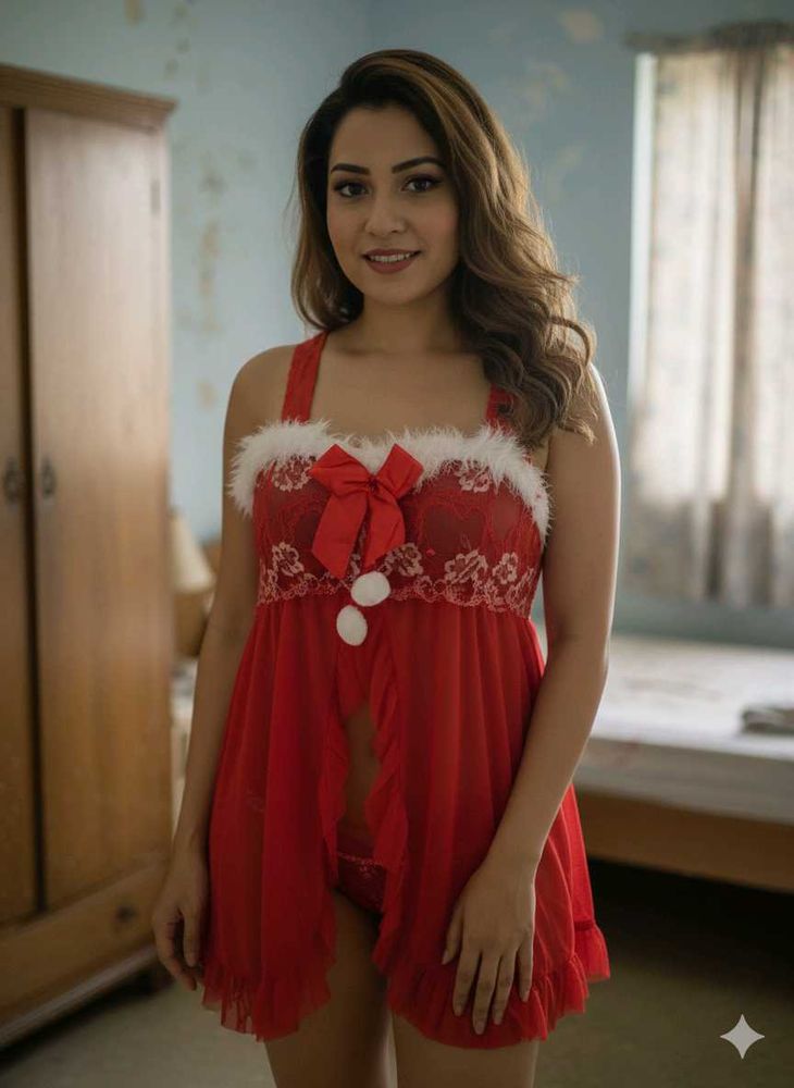 Red Lace Babydoll Nightweare