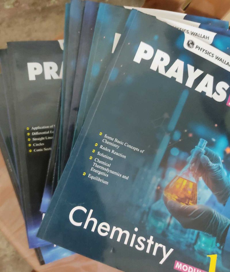 PW PRAYAS DROPPER JEE Modules, Set Of 18 Books